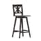 Flash Furniture Gwendolyn Commercial Solid Wood Modern Farmhouse Swivel Bar Height Barstool in Gray Wash Walnut ES-G1-29-GY-GG - alternate 6